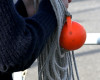 Throwing-ball for heavy mooring rope